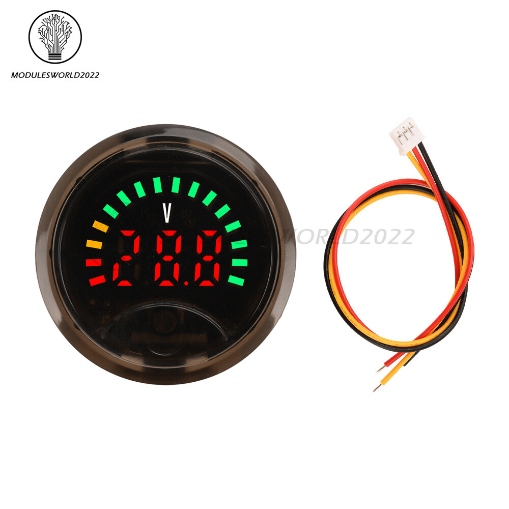 3318 DC7-100V Digital Voltage Electricity Indicator Voltmeter Panel Volt Meter