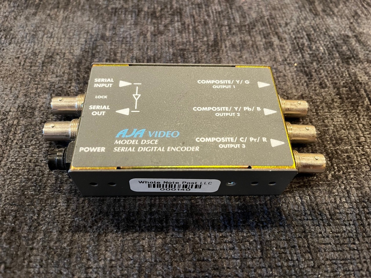 AJA D5CE SDI to Component/Composite Video Encoder Converter with Power Supply