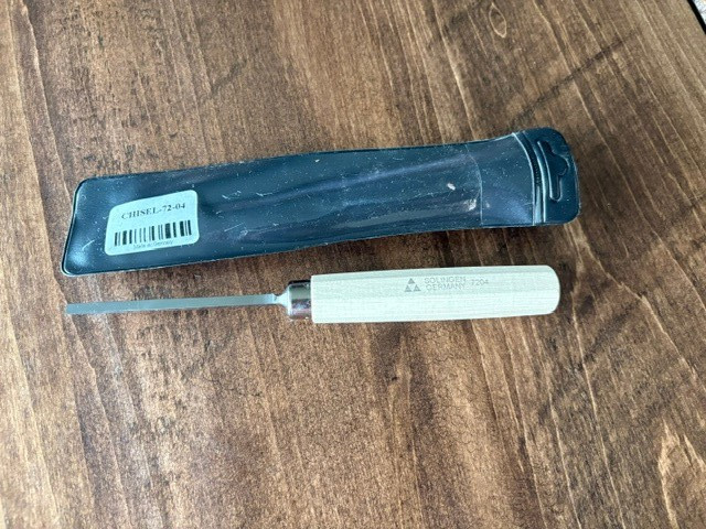 Solingen Chisel 7204 Straight Inletting 4mm Gunsmith Woodwork Made in Germany