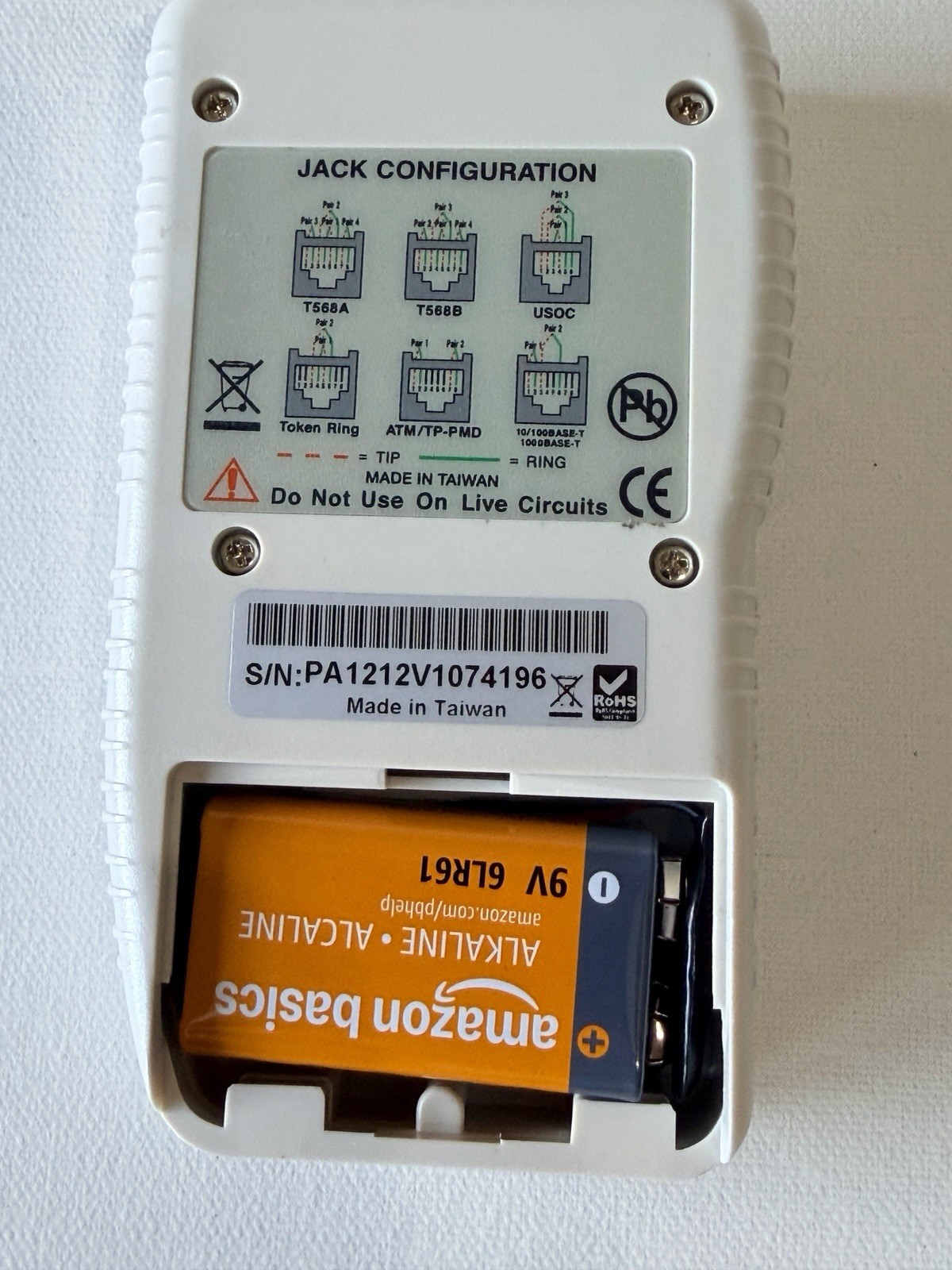 TRENDnet TC-NT2 Network Cable Tester Kit w/Case Manual Tone Generator
