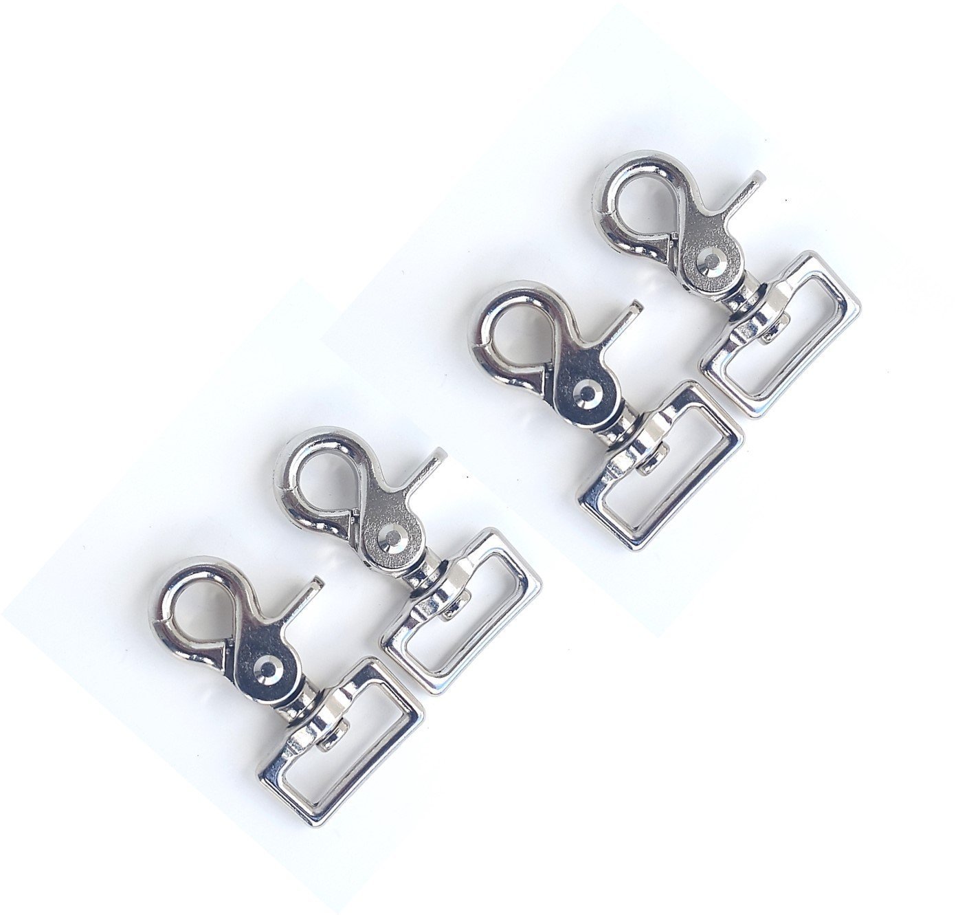 Set of 4 Trigger Scissor Rein Snaps NP-Swivel Snap ends