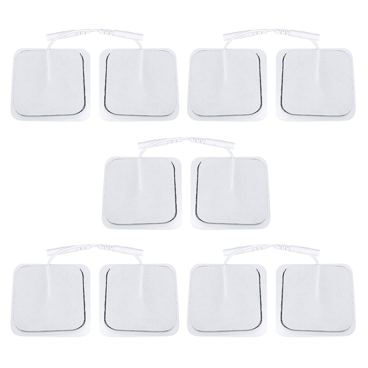 50Pcs Electrode Pads Replacement Patches For Electrotherapy Massager TENS Unit