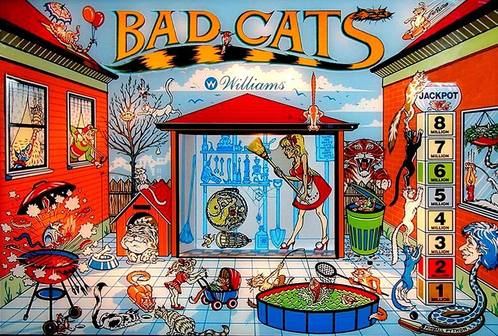 BAD CATS NON GHOSTING Lighting Kit custom SUPER BRIGHT PINBALL LED KIT