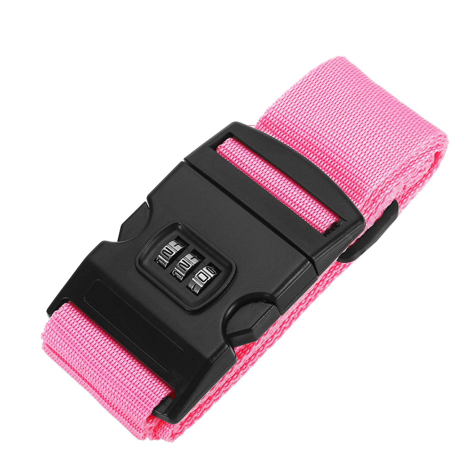 Luggage Straps with Combination Lock TSA Approved - Pink