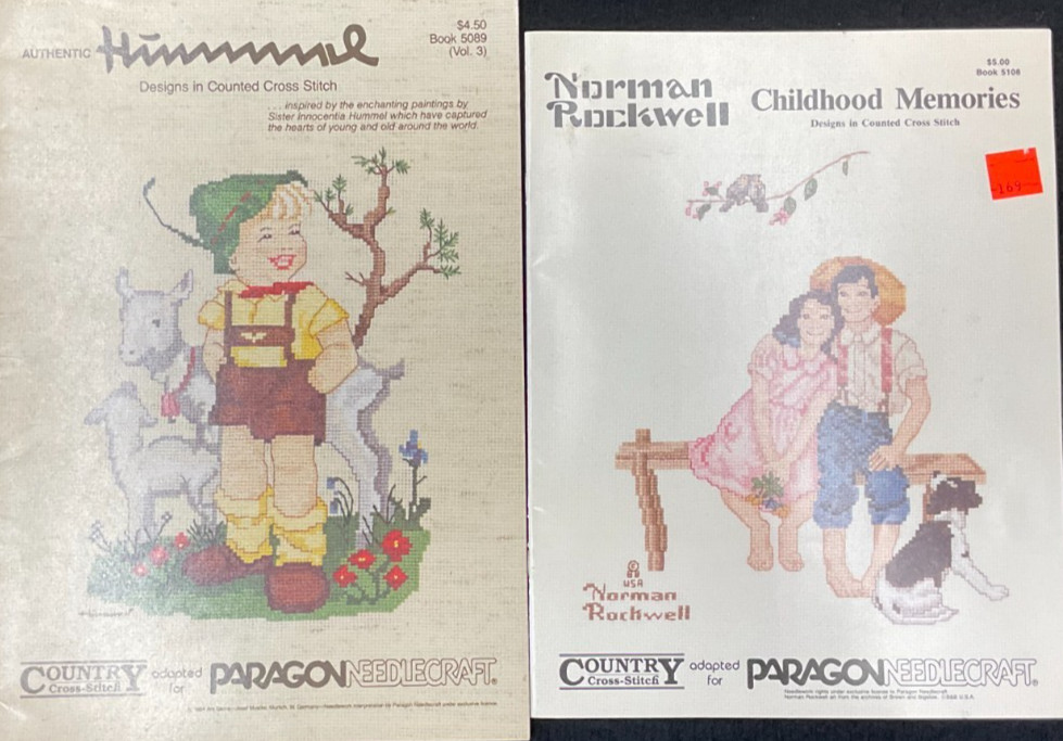 COUNTRY CROSS STITCH BOOK- 2 CHOICES