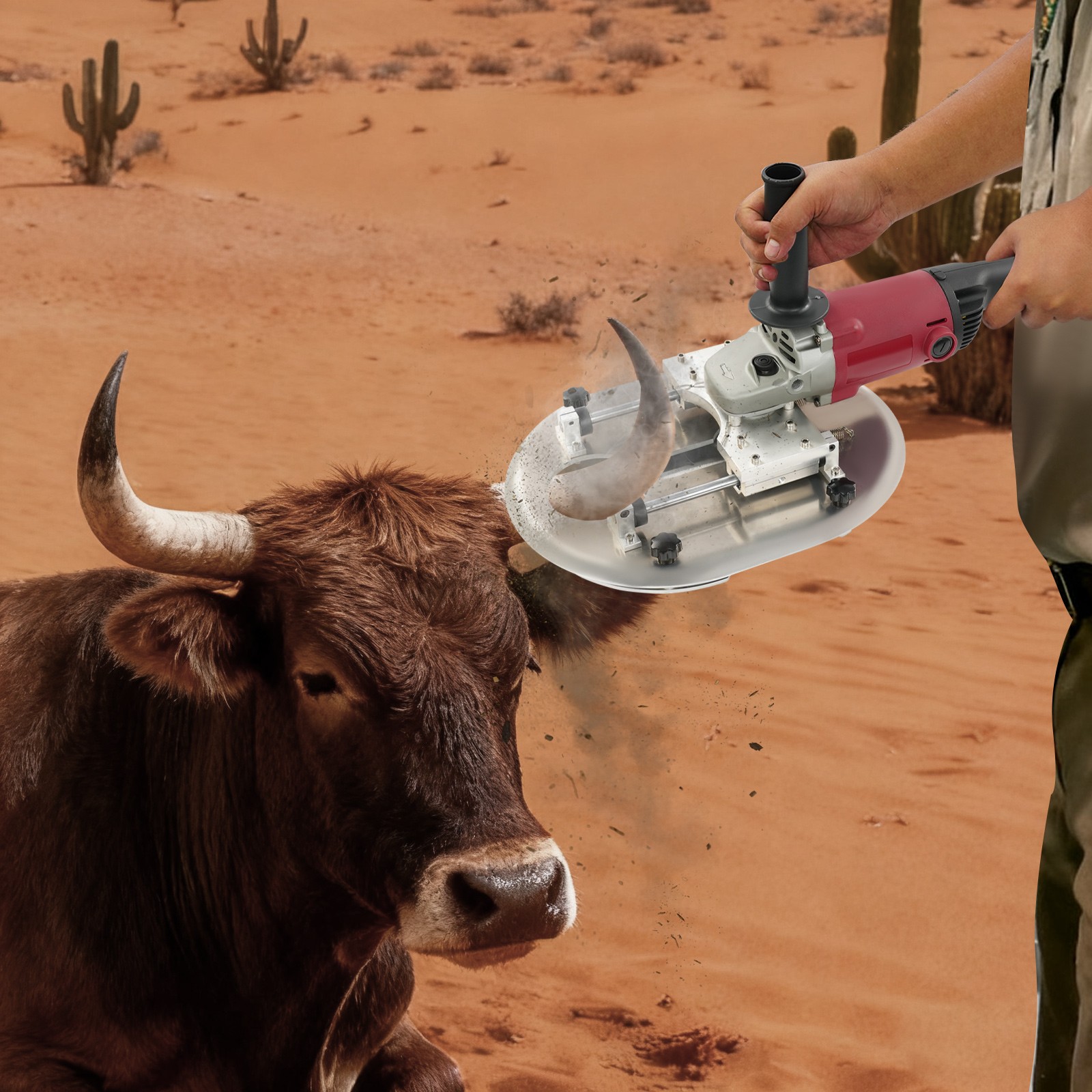 Electric Cattle Dehorner Cow Horn Remover Portable Electric Horn Cutting Machine