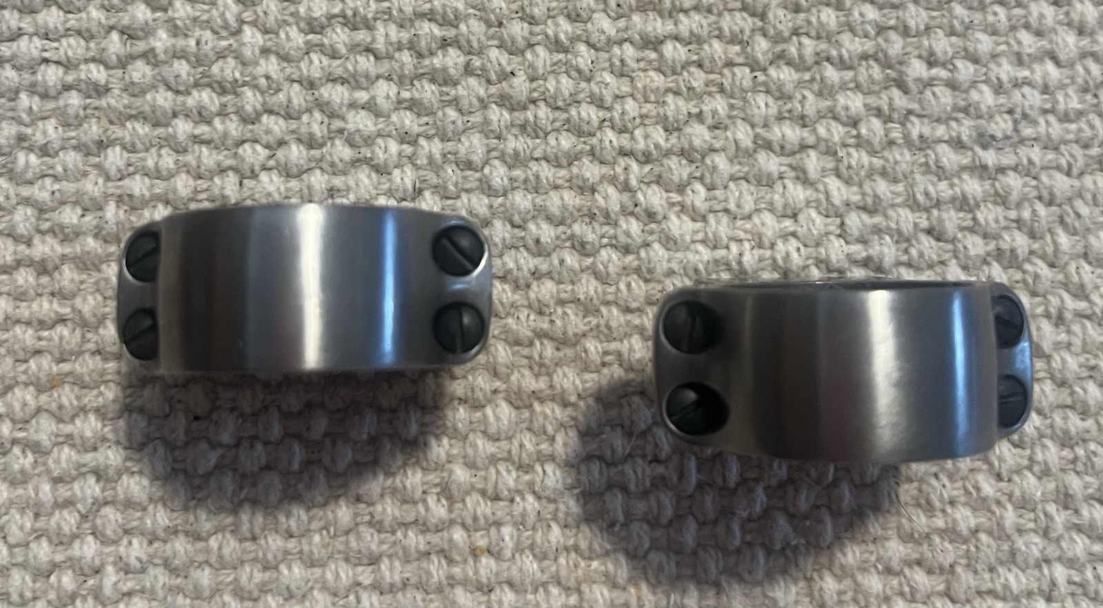 Ruger Stainless Steel M77 1” scope rings
