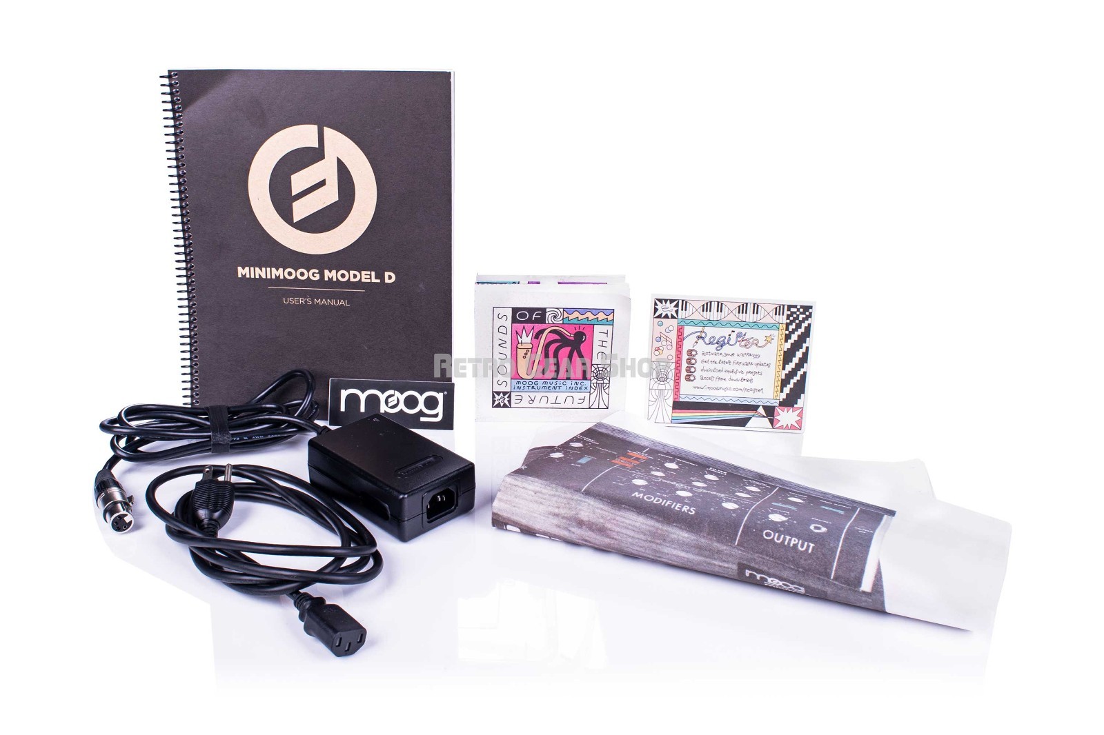 Moog Minimoog Model D Reissue Mahogany Monophonic Synth Synthesizer