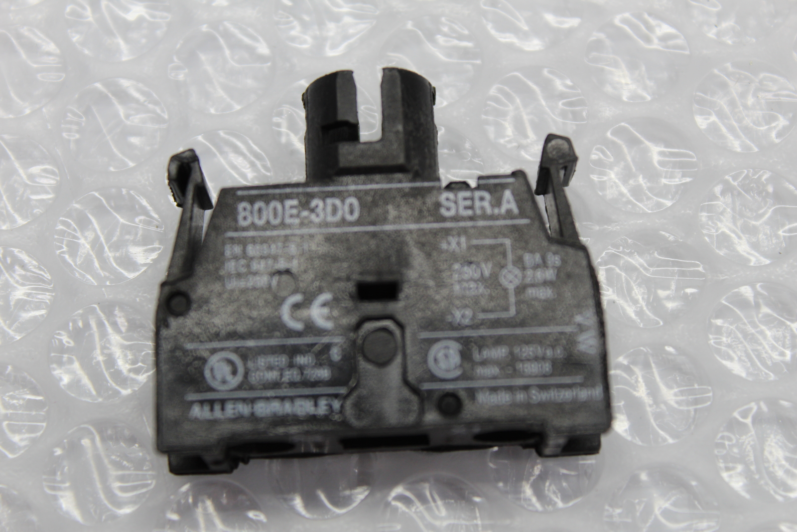 ALLEN BRADLEY 800E-3D0 SER.A LAMP MODULE NSNP