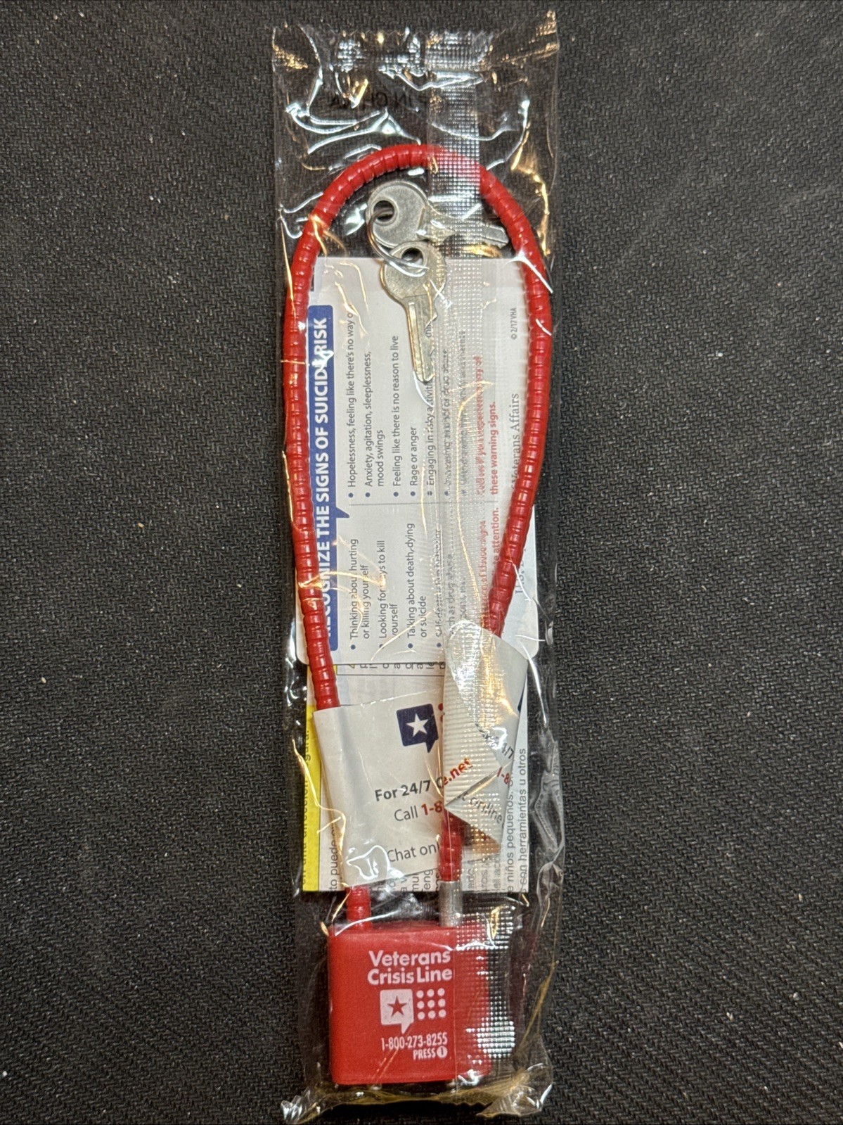 Cable Lock With Key