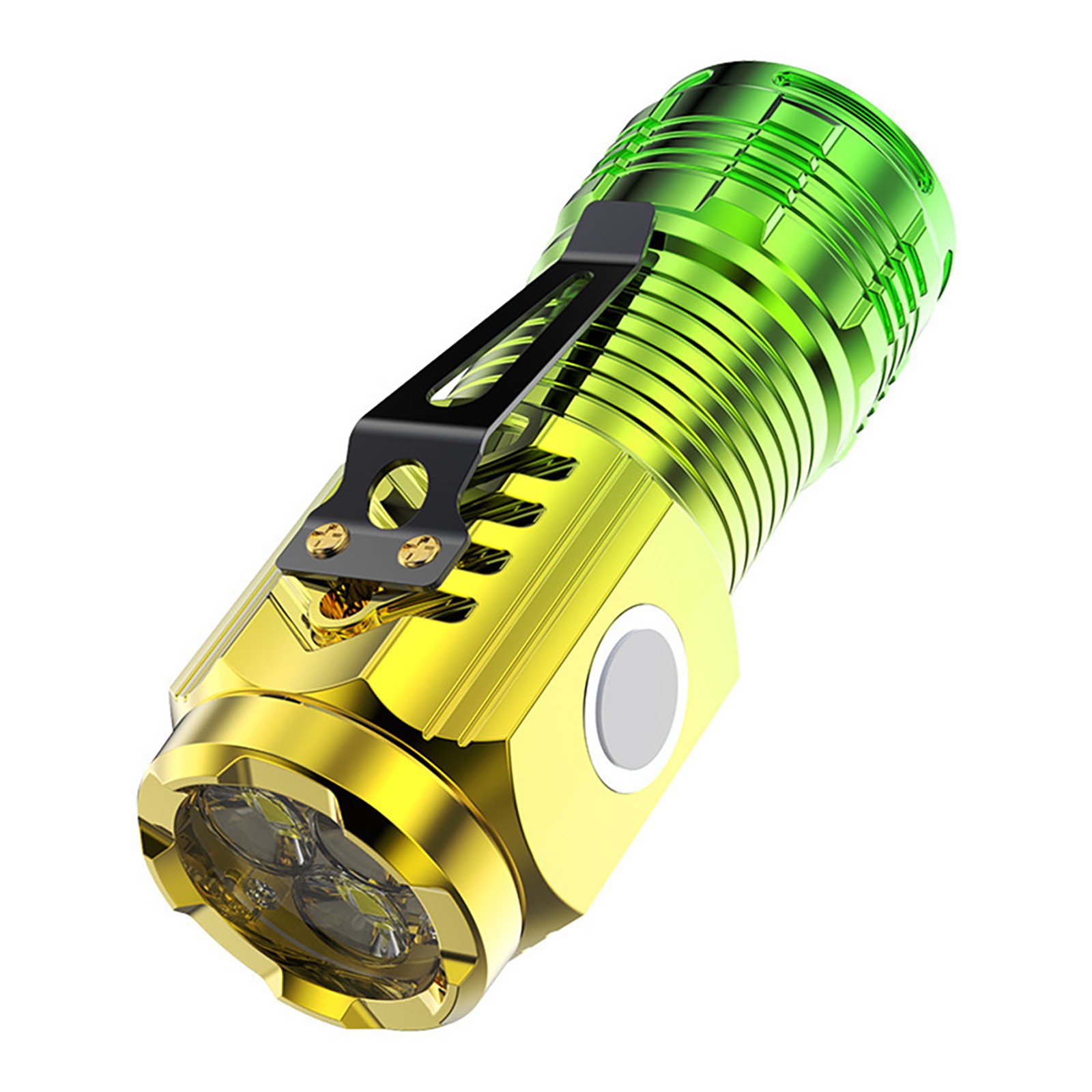 1Pc Portable Bright Flashlight 3* 3030LED Lamp Beads Super Bright Flashlight