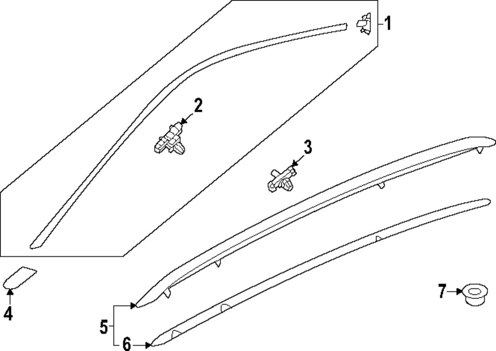 Genuine Volkswagen Roof Rack 11K-860-025-03C
