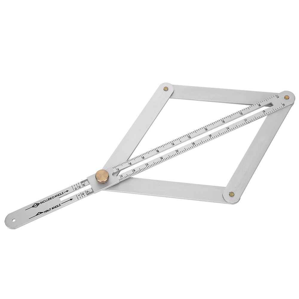 4-Fold Corner Angle Finder Goniometer Ruler For Ceiling Profiling