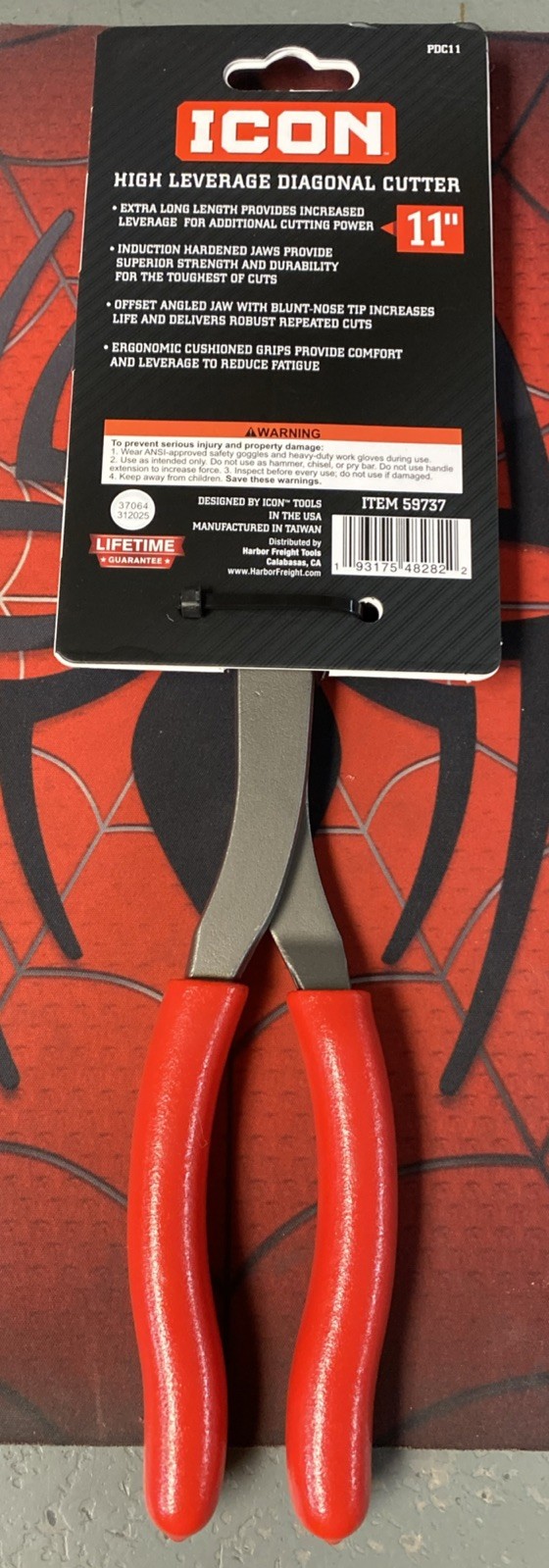 ICON PDC11 (59737) 11” High Leverage Diagonal Cutter Offset Angled Jaw New