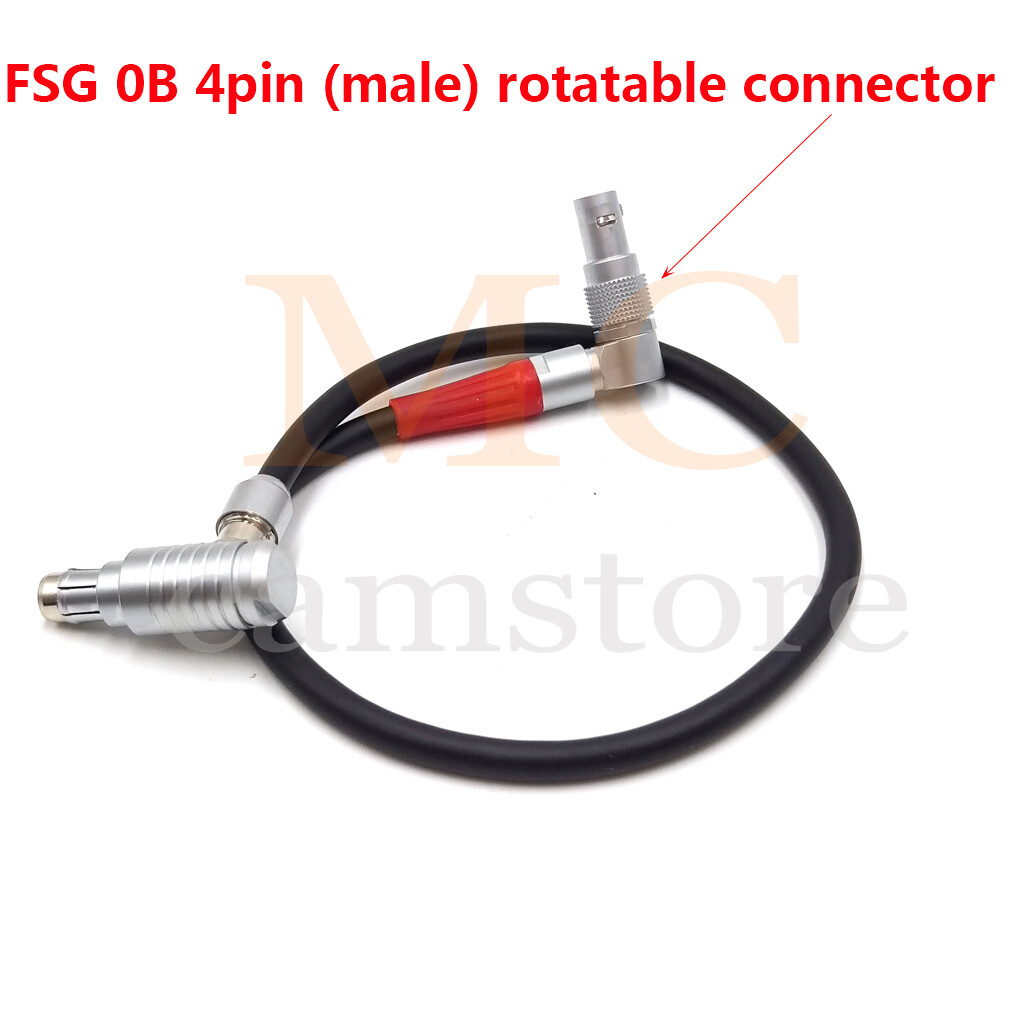LBUS 0B 4pin male to RS 3-Pin male Power Cable 24" for cforce lens motor