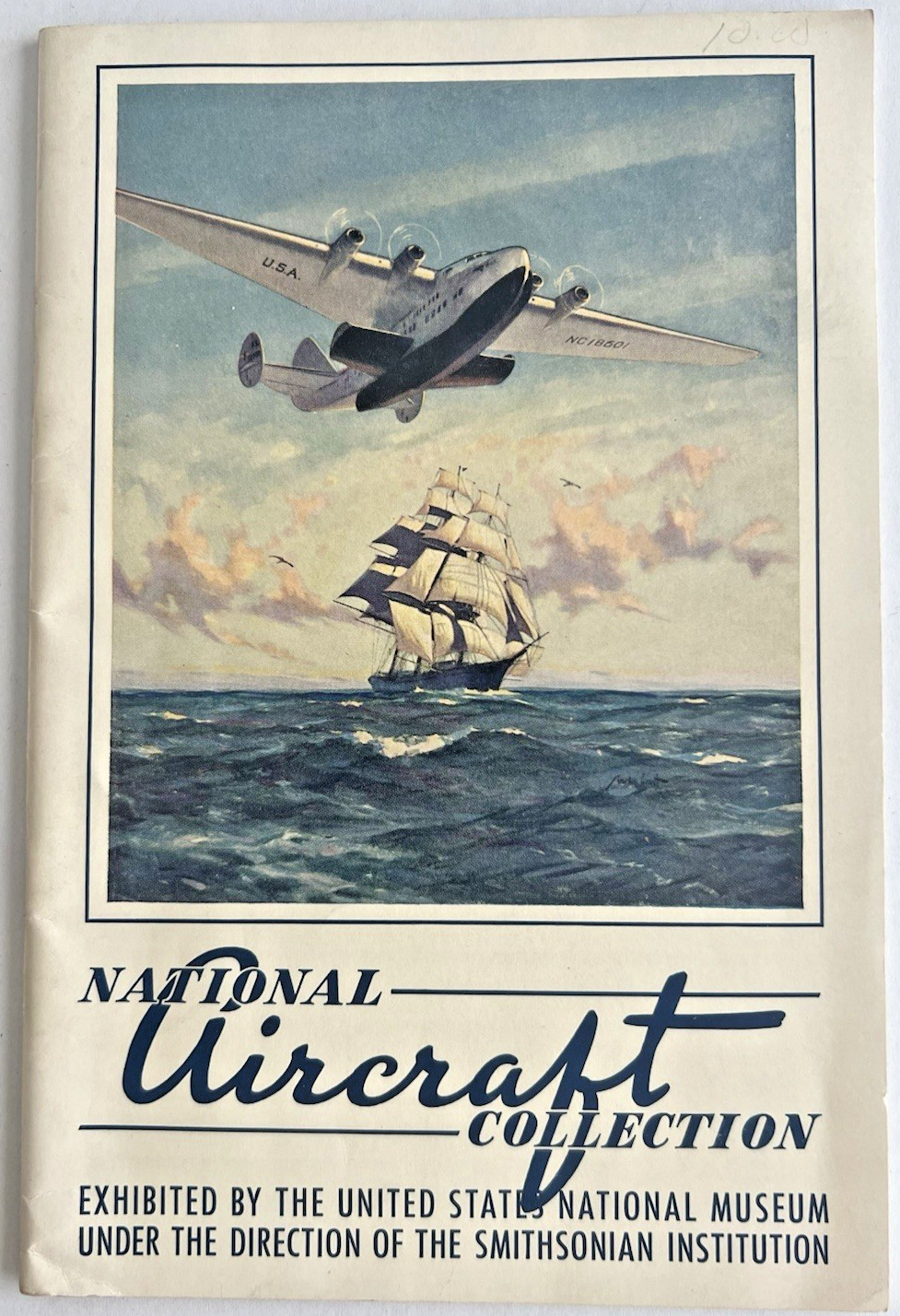 Smithsonian Museum 1941 NATIONAL AIRCRAFT COLLECTION Booklet Aviation History 6E