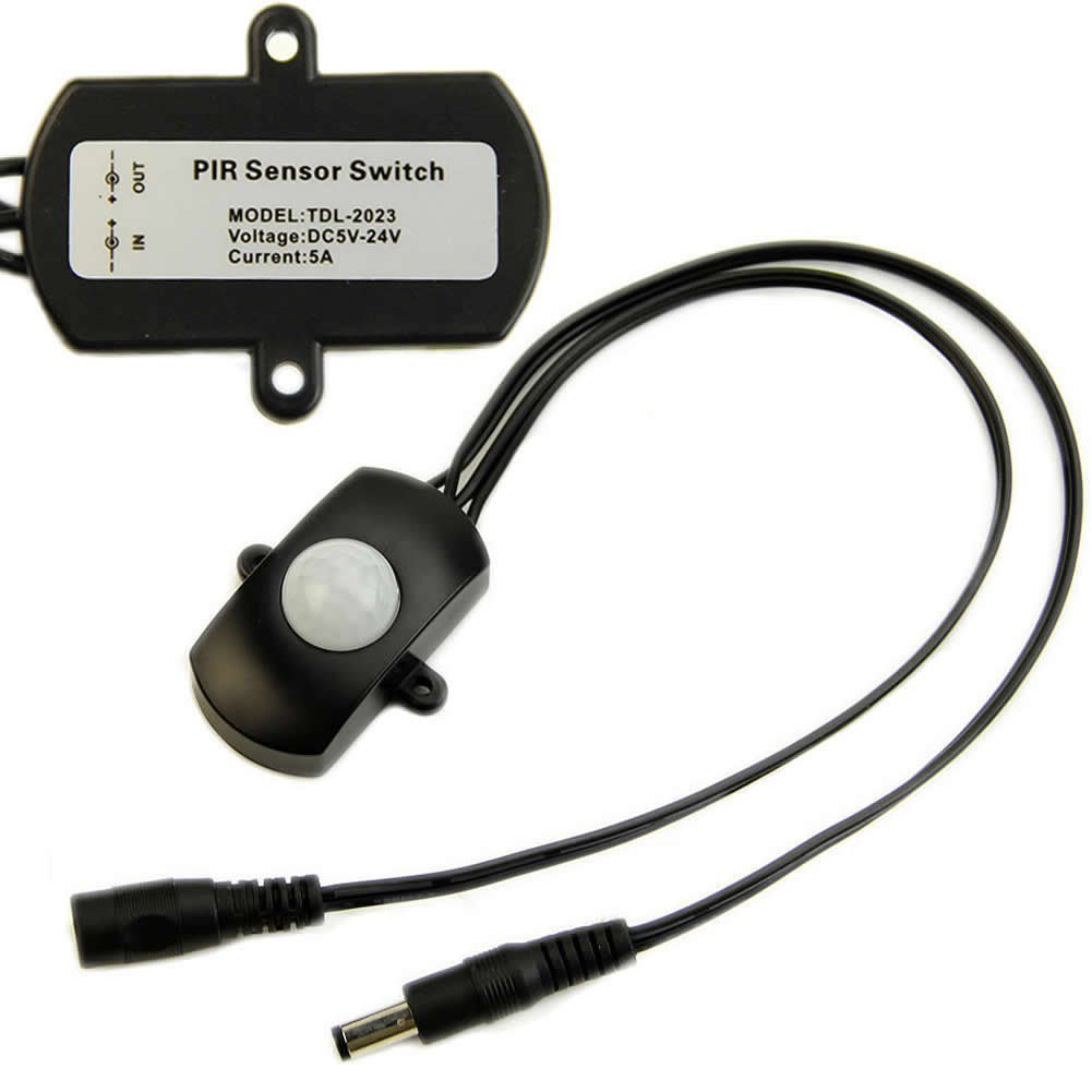1PCS DC5-24V 5A LED Strip Automatic MINI PIR Infrared Motion Sensor Detector Swi