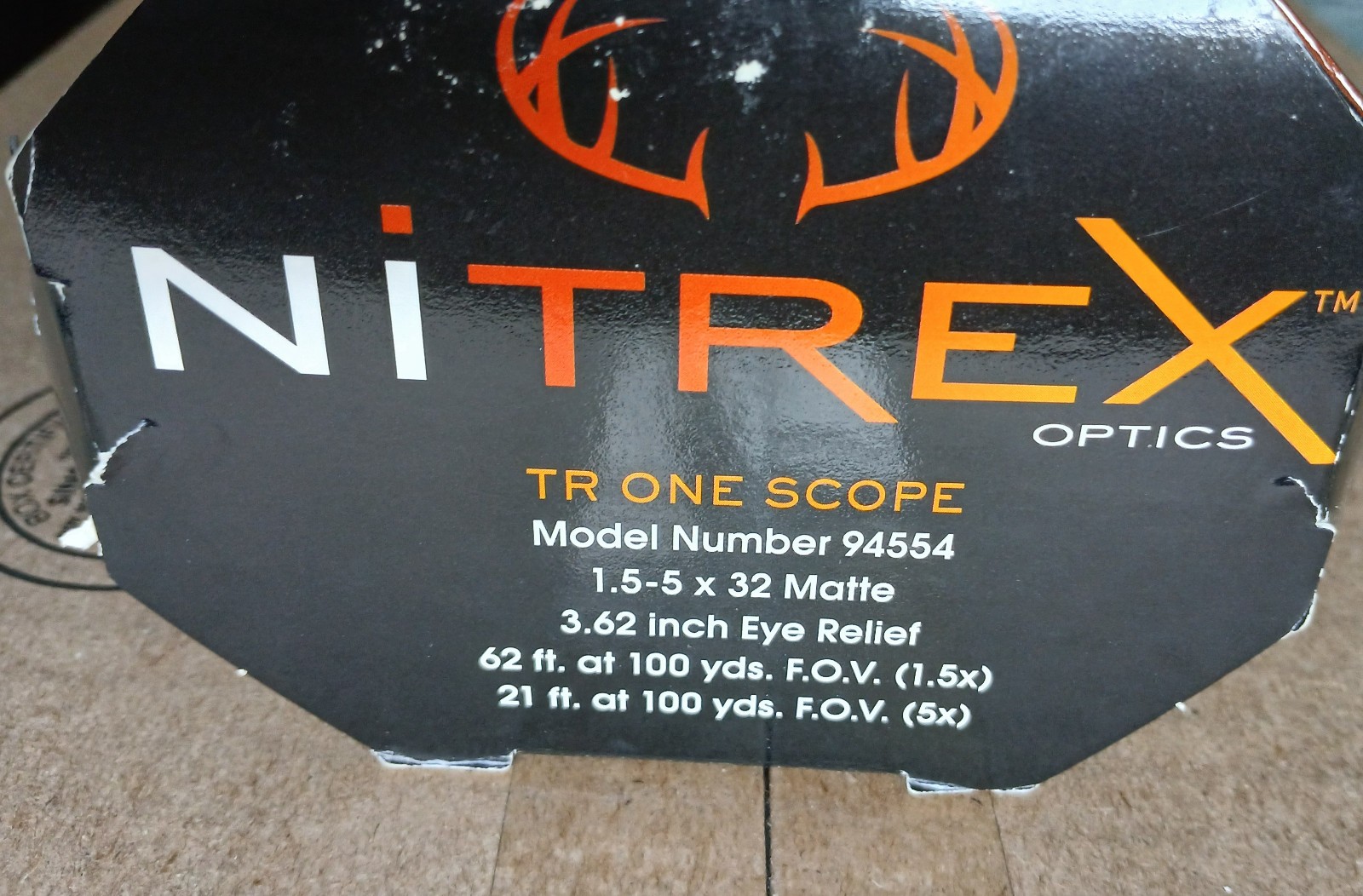 Nitrex TR One 1.5-5x32mm Rifle Scope Matte Black TrexPlex Reticle