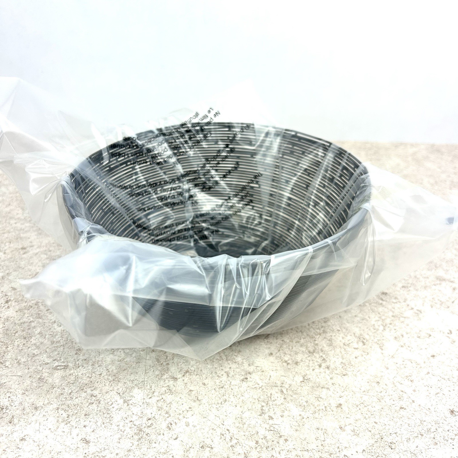 Open-Wire Nest Woven Fruit Veggie Basket Bowl Kitchen Multi Purpose Decor 4x8”