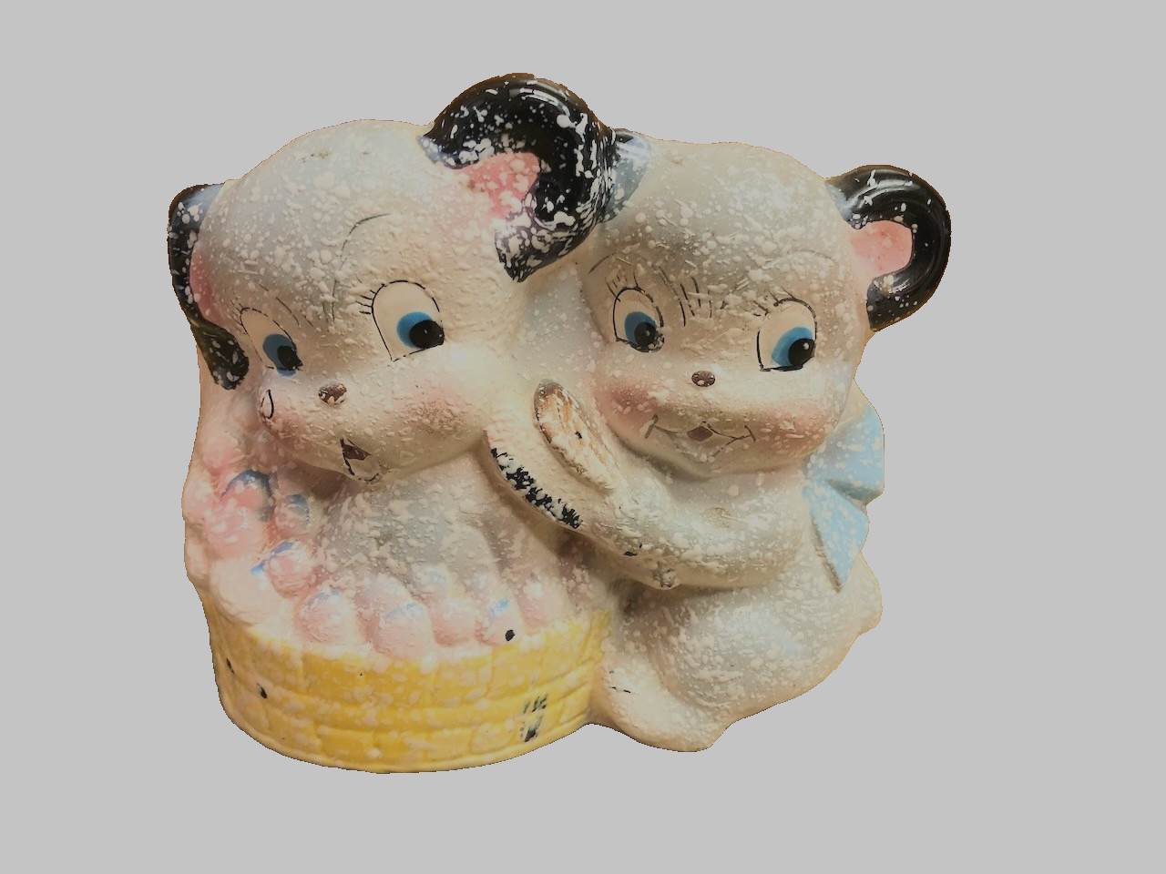 Vintage Stamford 547 Poppy Bathtime ceramic planter 1950's