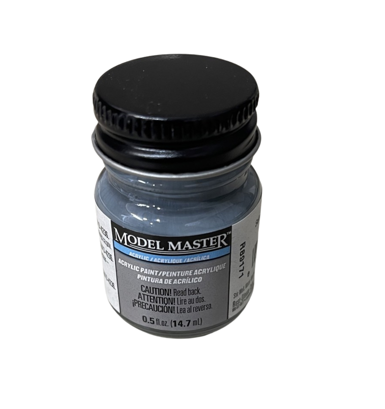 New TESTORS Model Master Schwarzgrau, 4779, Acrylic, 0.5 fl oz