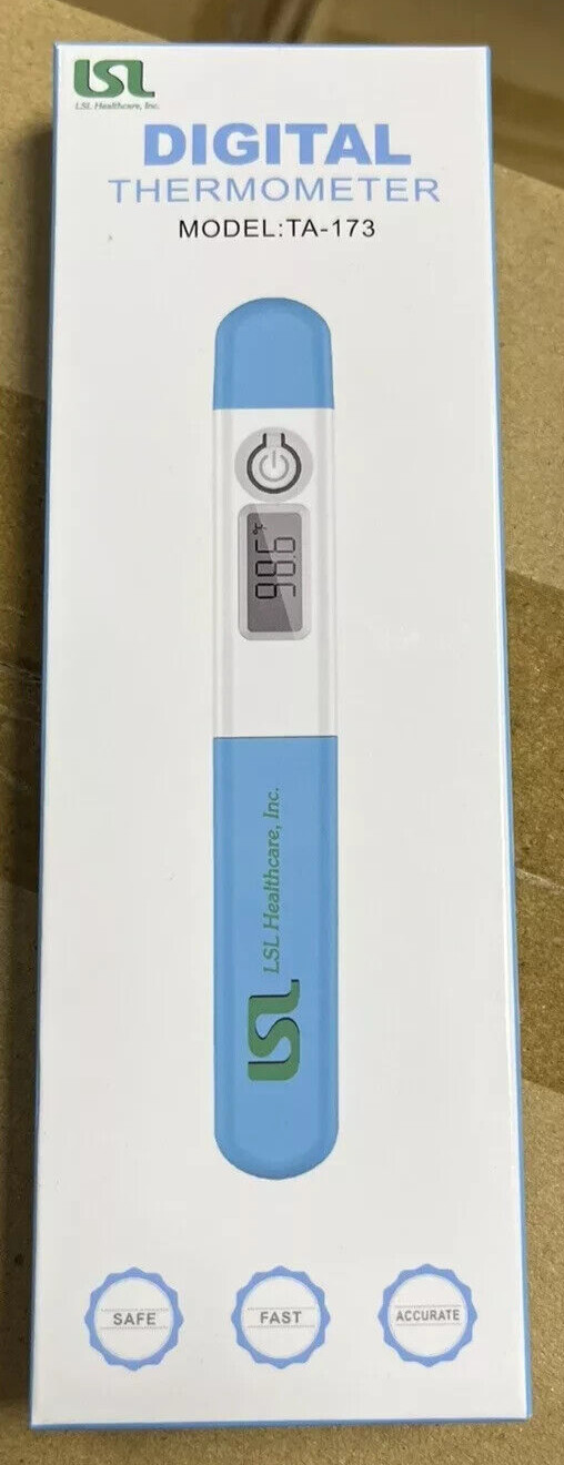 Thermometer LSL Model Lot Of 60 TA-173 Digital Oral LCD Fever For All NEW SEALED