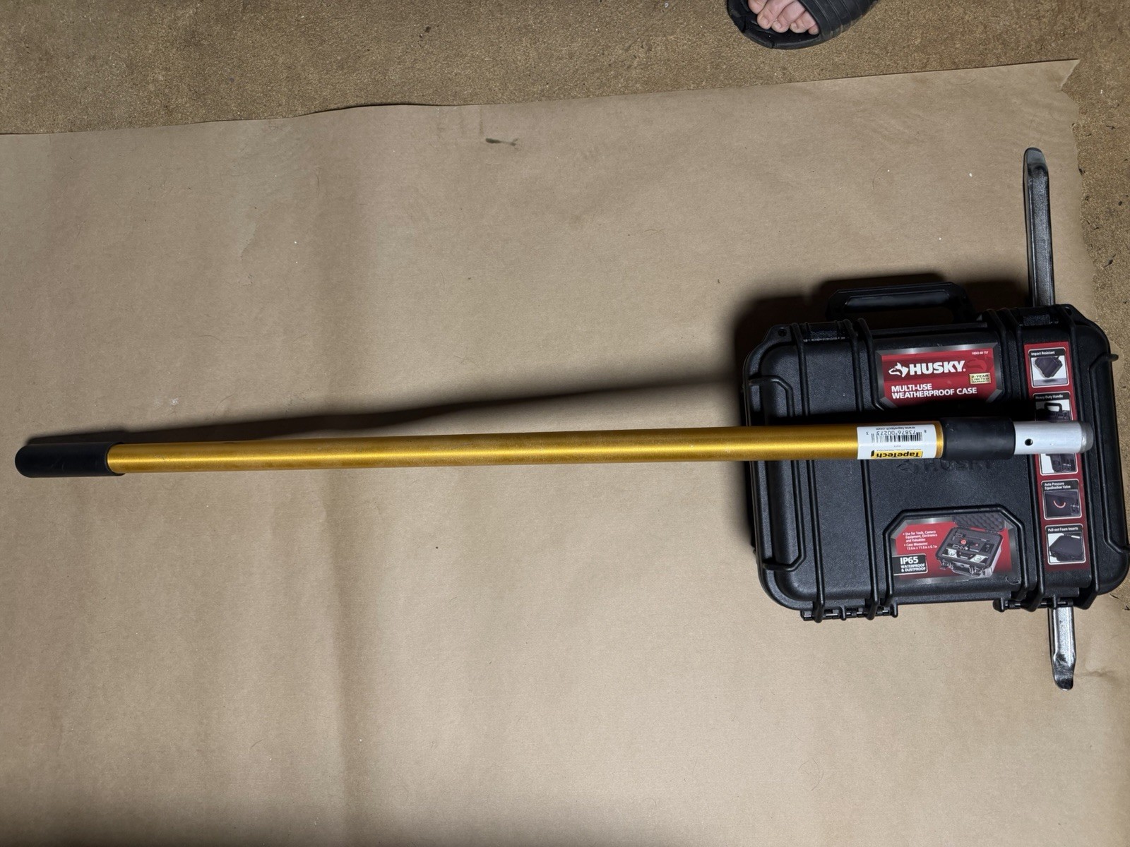 TapeTech Drywall Inside Corner Roller w/ Tape Tech Extendable Handle