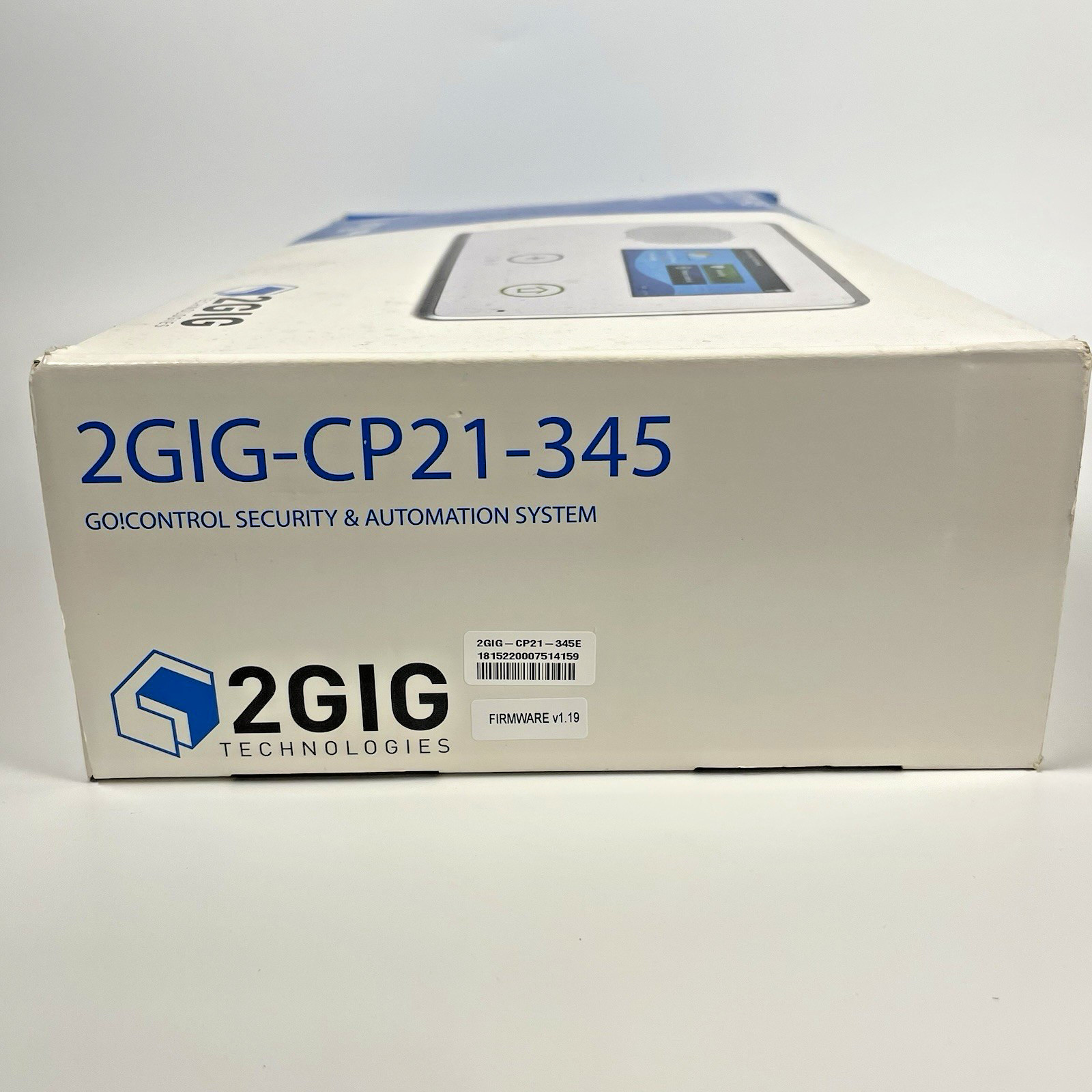2GIG CP21-345E Vivint GC2 Panel w Sealed Verizon LTE Module Untested