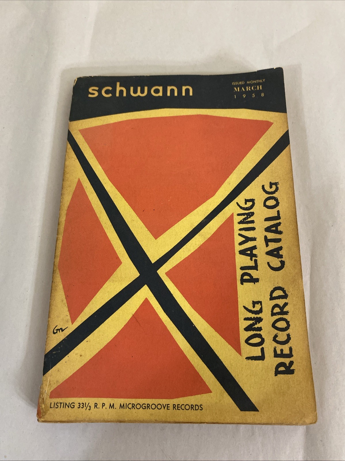 Schwann Long Playing Record Catalog March 1958 Vol 10 No 3 Record Hunter NYC LPs