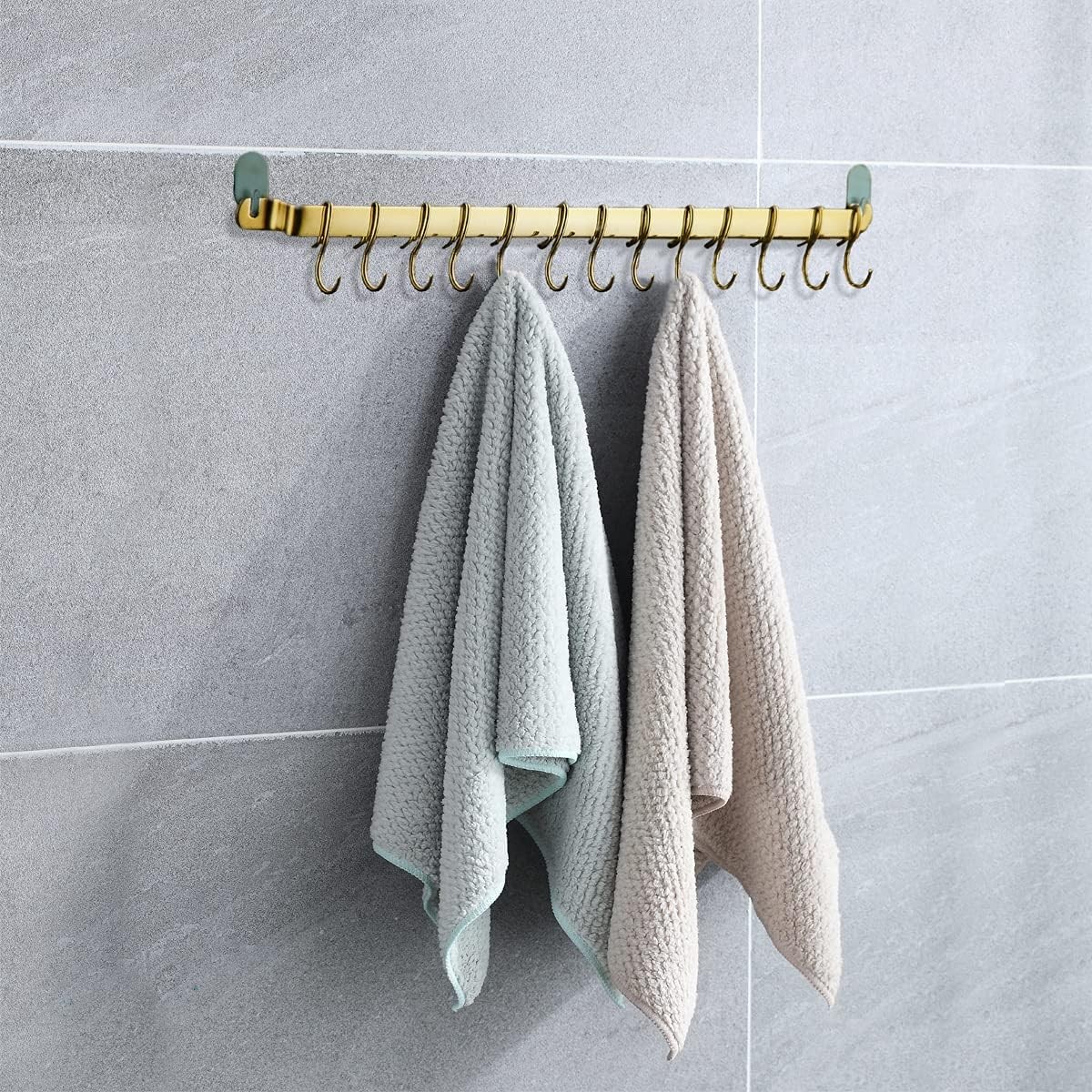 Kitchen Utensil Rack, Kitchen Rack With Gold Titanium Plating,Rail Rack