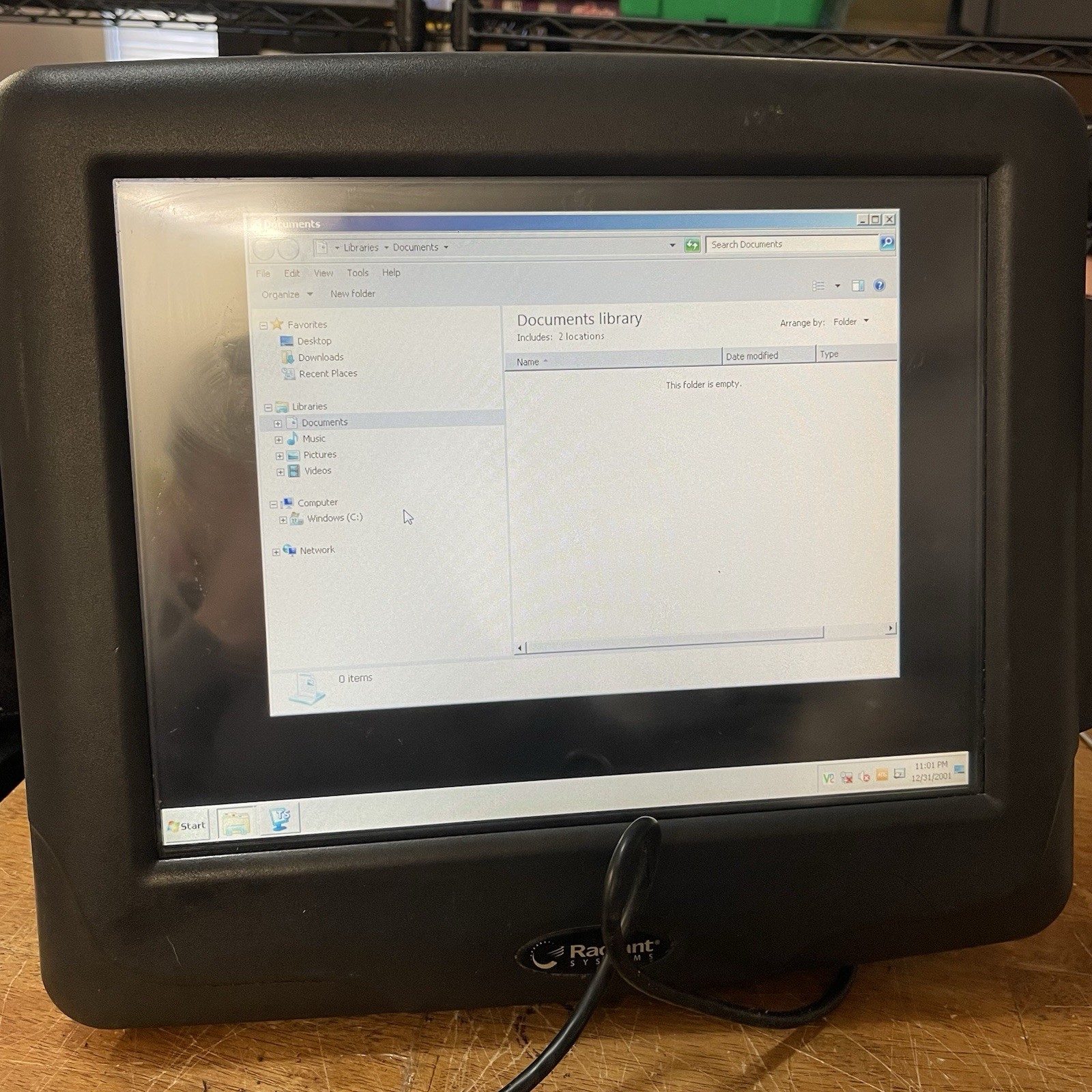 Radiant 7752 | Touchscreen POS Terminal W/ Card Scanner