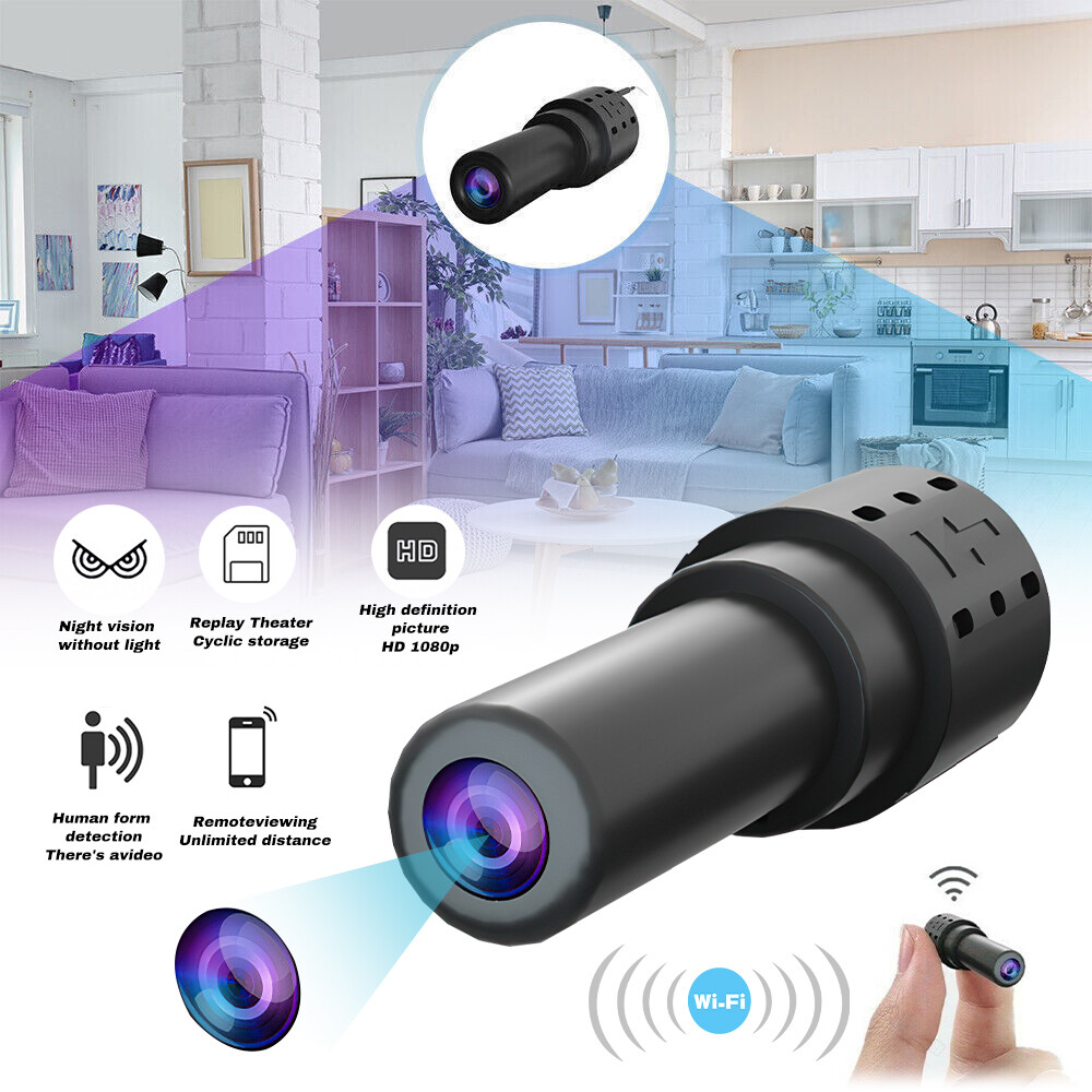1080P Mini Camera WiFi 1080P HD DVR Camcorder Home Night Vision Security Cam