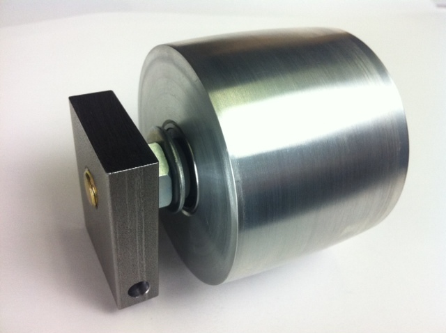 Belt Grinder Tracking Wheel for 2x72" knife making grinder with axle & mount