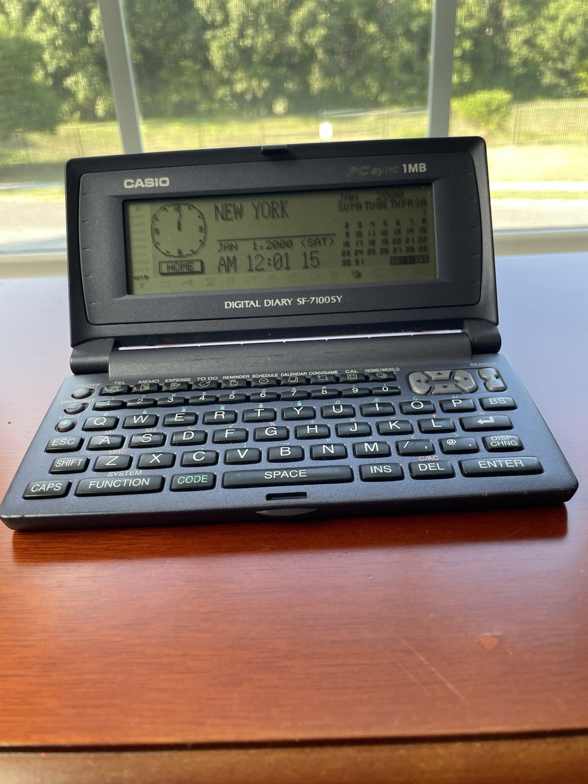 Casio Digital Diary SF-7100SY/7200SY 1MB PC Sync. Tested.