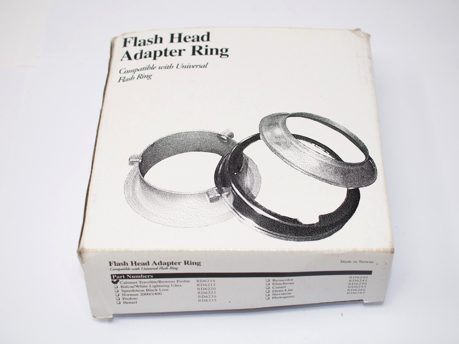 Flash  Head Adapter Ring Calumet/Bowens/Prolite/Travelite- RD6210 Softbox holder