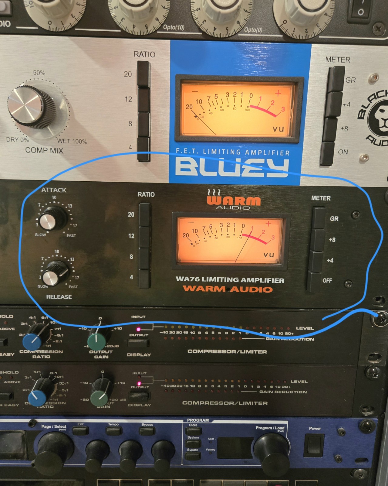 Warm Audio WA76 Discrete Analog FET Compressor
