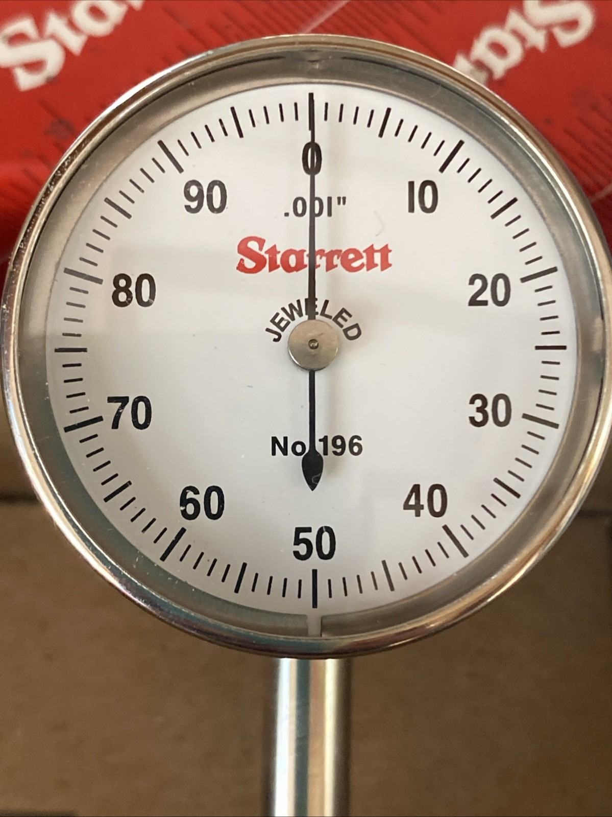 Starrett Universal Dial Test Indicator (196B1) Made In USA