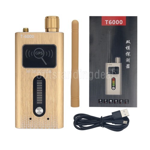 Powerful GPS Detector Wireless Camera Finder Bug Detector GPS Tracker Gold New