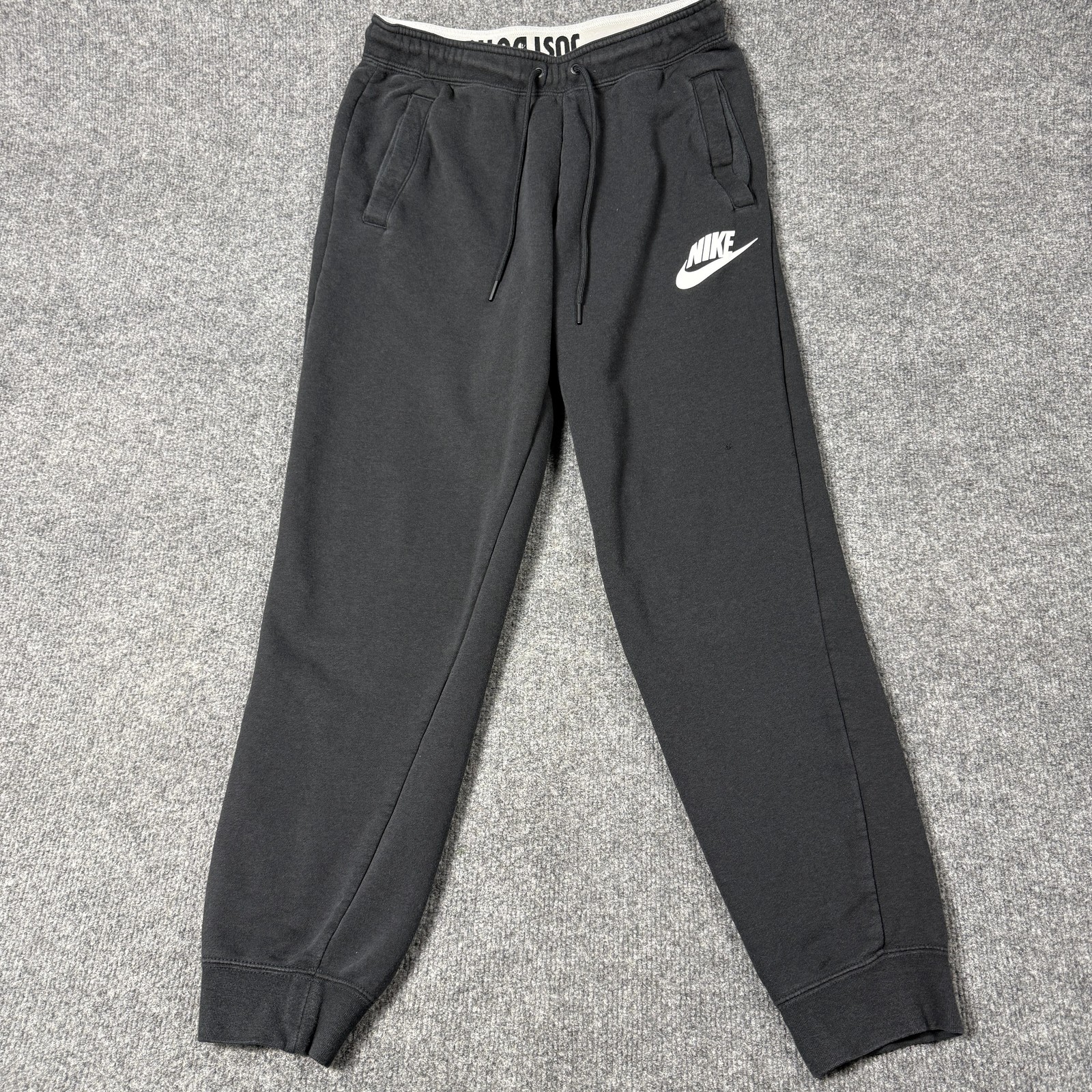Nike Sweatpants Womens Medium Black Fleece Joggers Pockets FLAW CI1196-010