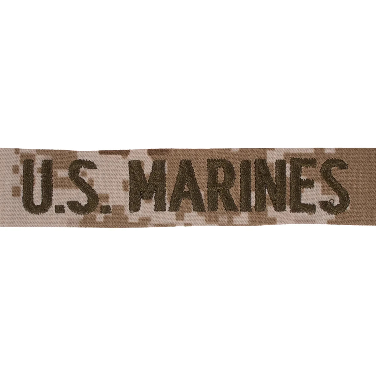 New in Bag U.S. Marines Name Tape – Desert Digital Camouflage