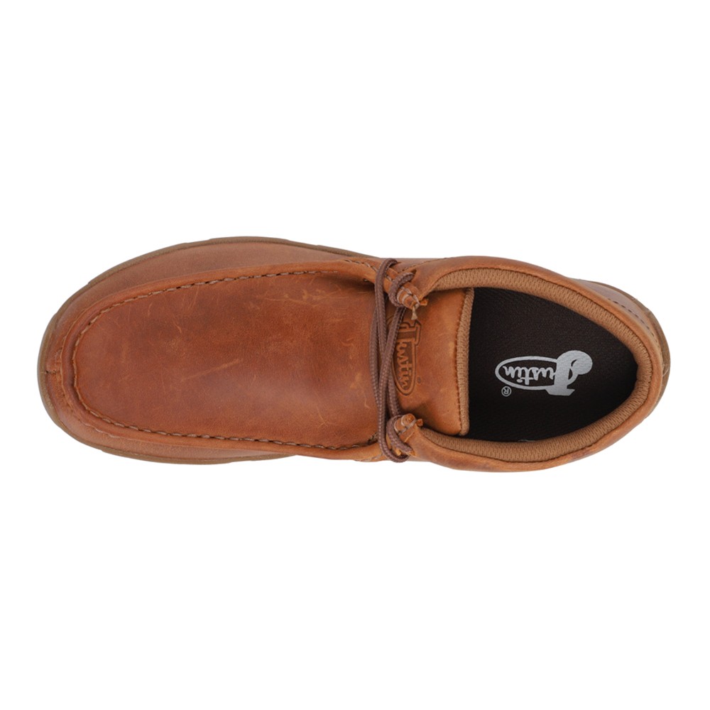 Justin Original Workboots Cappie 4 Inch Work Mens Brown SE241