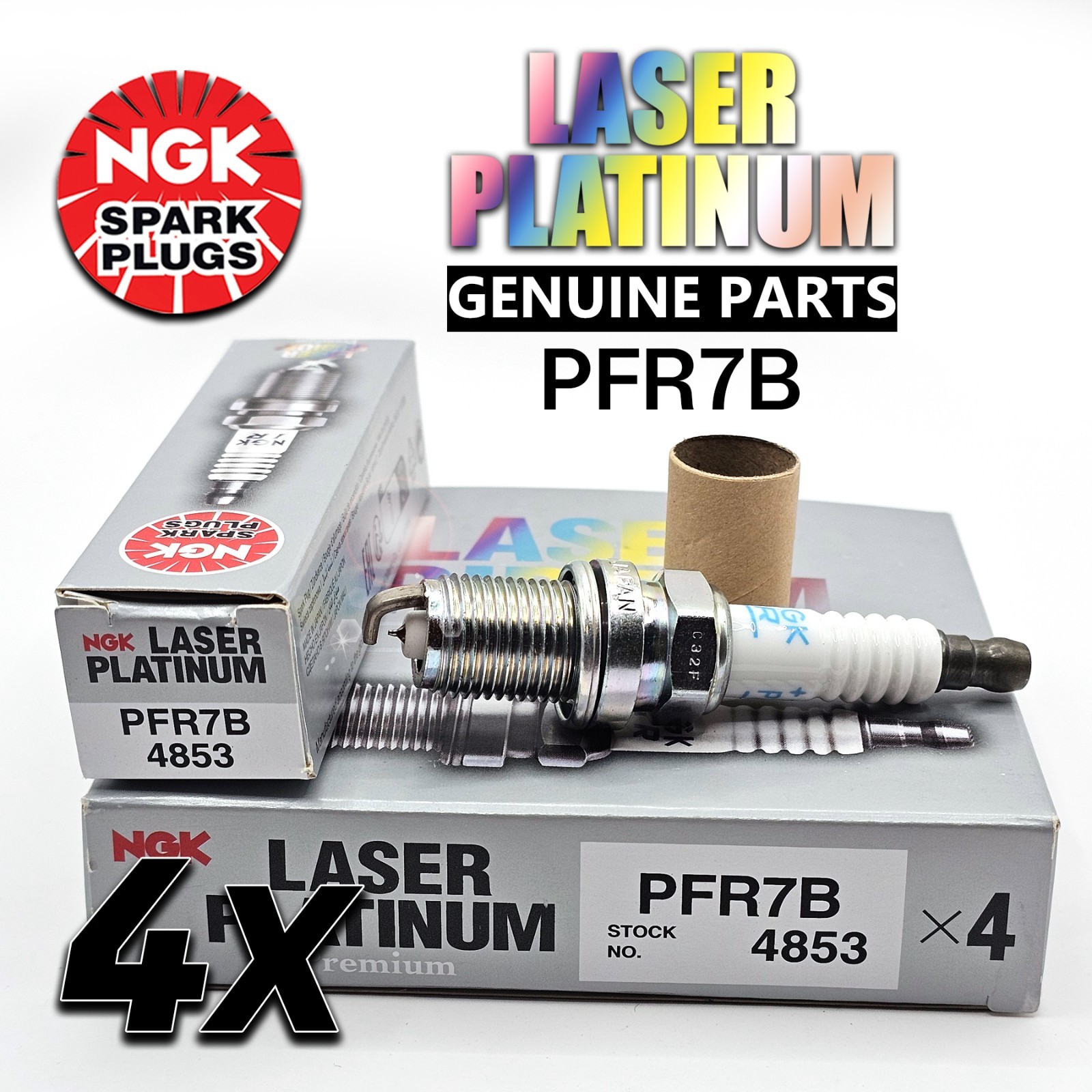 NGK PLATINUM SPARK PLUGS FOR SUBARU IMPREZA WRX / STI 2.0 TURBO 1992-2006 PFR7B