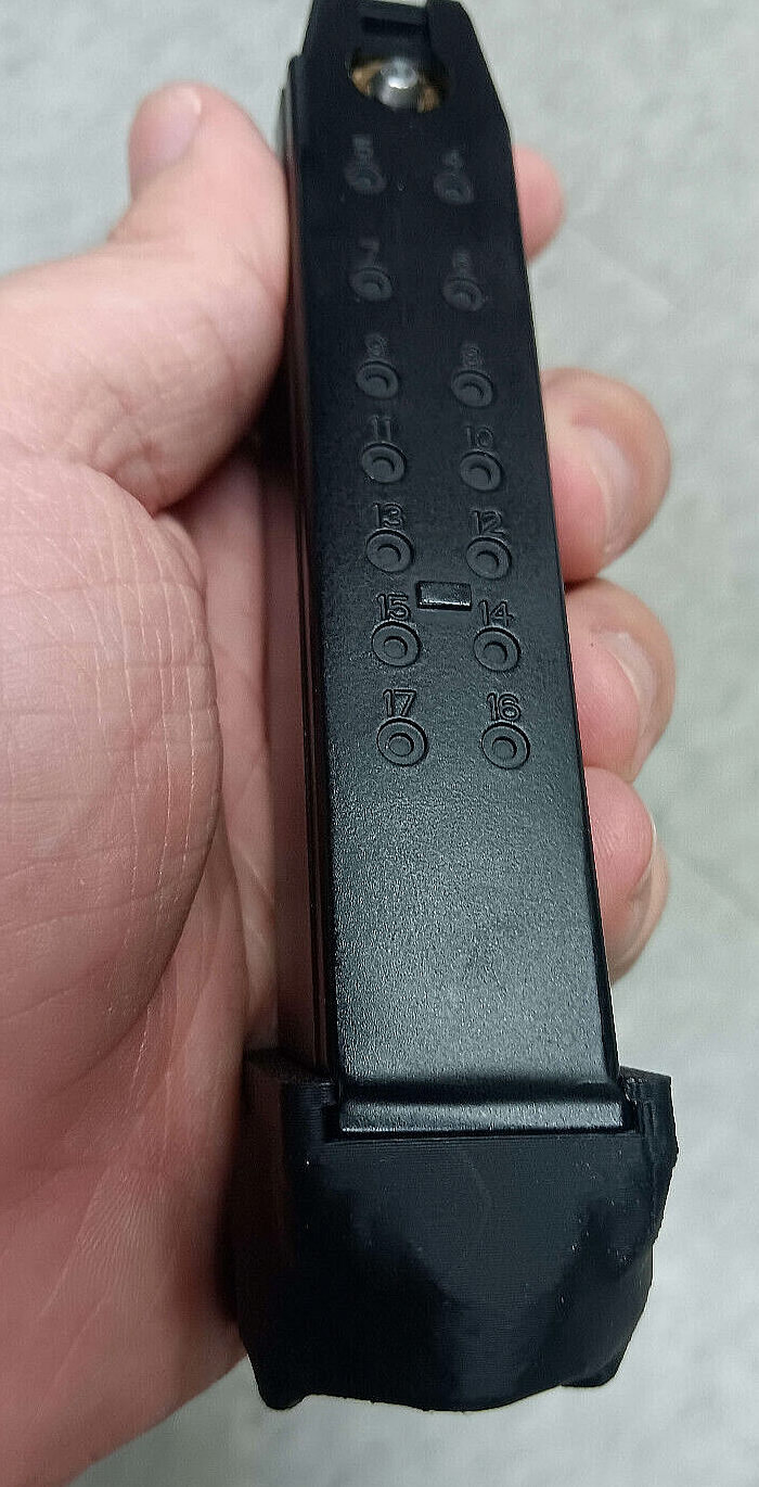 WE Glock 17/19 Skull Magazine Plates (3-Pack) - Airsoft Accessory