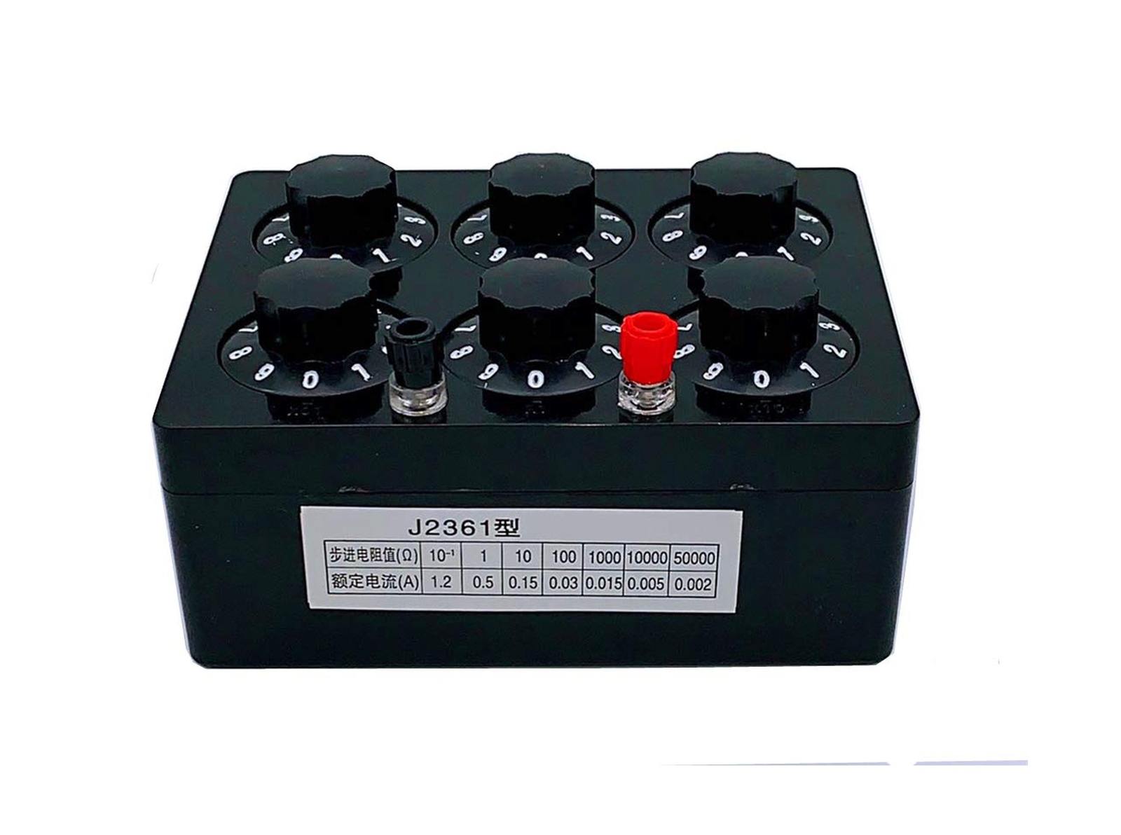Decade Resistance Box Adjustable Lab Rotary Resistor Substitution Box Precisi...
