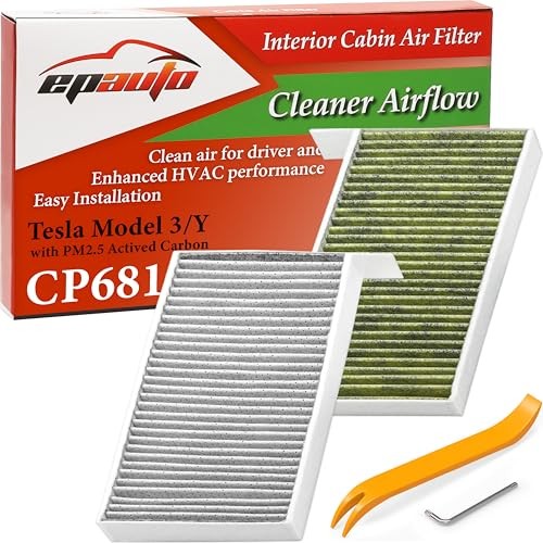 CP681 (1107681-00-A) Premium HVAC Cabin Air Filter with Activated Carbon,