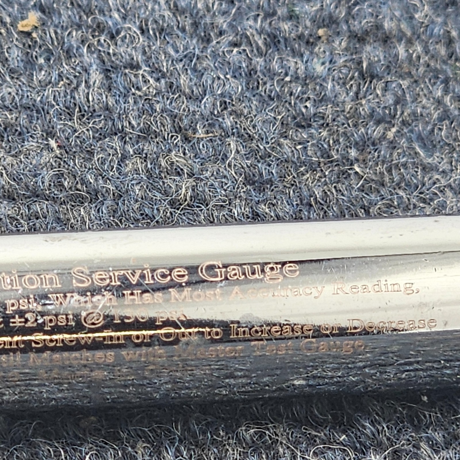 Internal Calibration 12" External Re-Calibration Service Tire Gauge