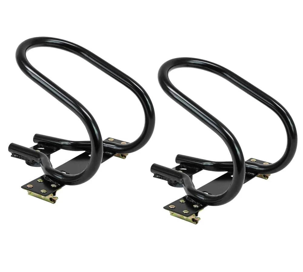 2ft Horizontal & Vertical Cross Style E-Track w/ Motorcycle Wheel Chock for 7...