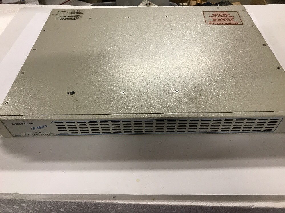 *USED* LEITCH FR-6801-1 AMPLIFIERS-FREE SHIPPING*