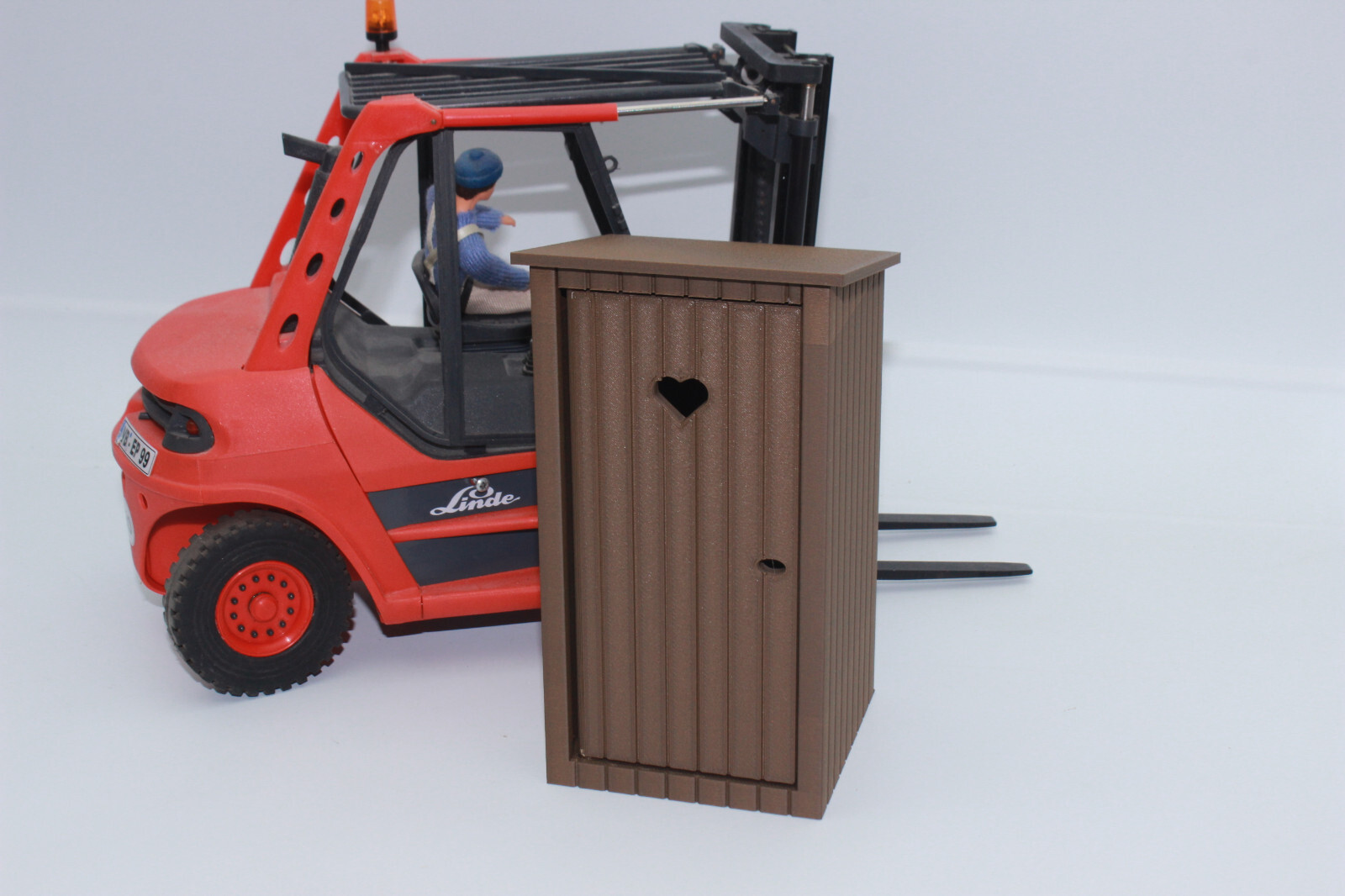 Plumpsklo Toilet 1:14 1:15 1:16 WC For Landscape RC Model Building Diorama