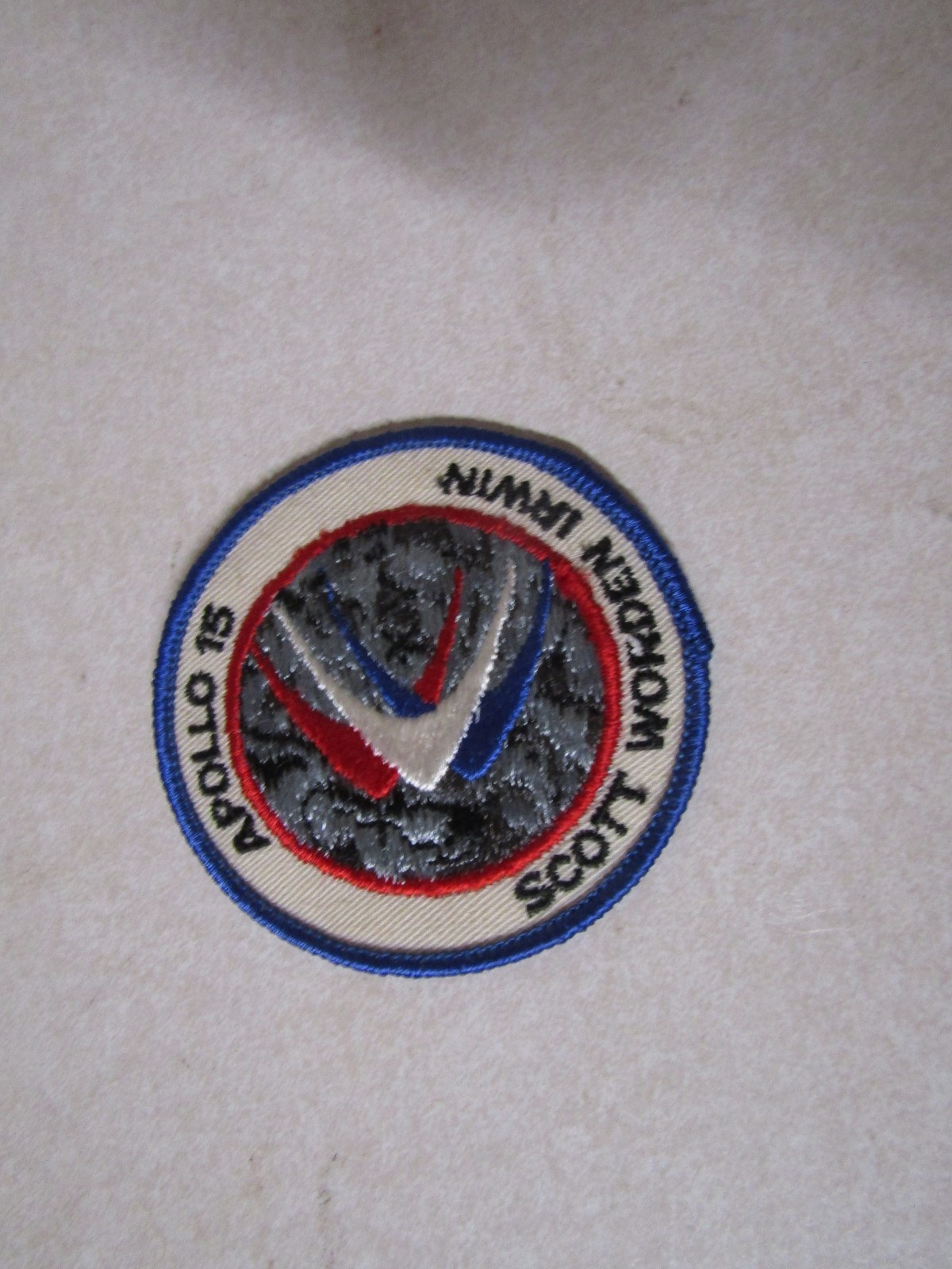 MILITARY PATCH SPACE & ROCKET APOLLO 15 SCOTT WORDEN IRWIN